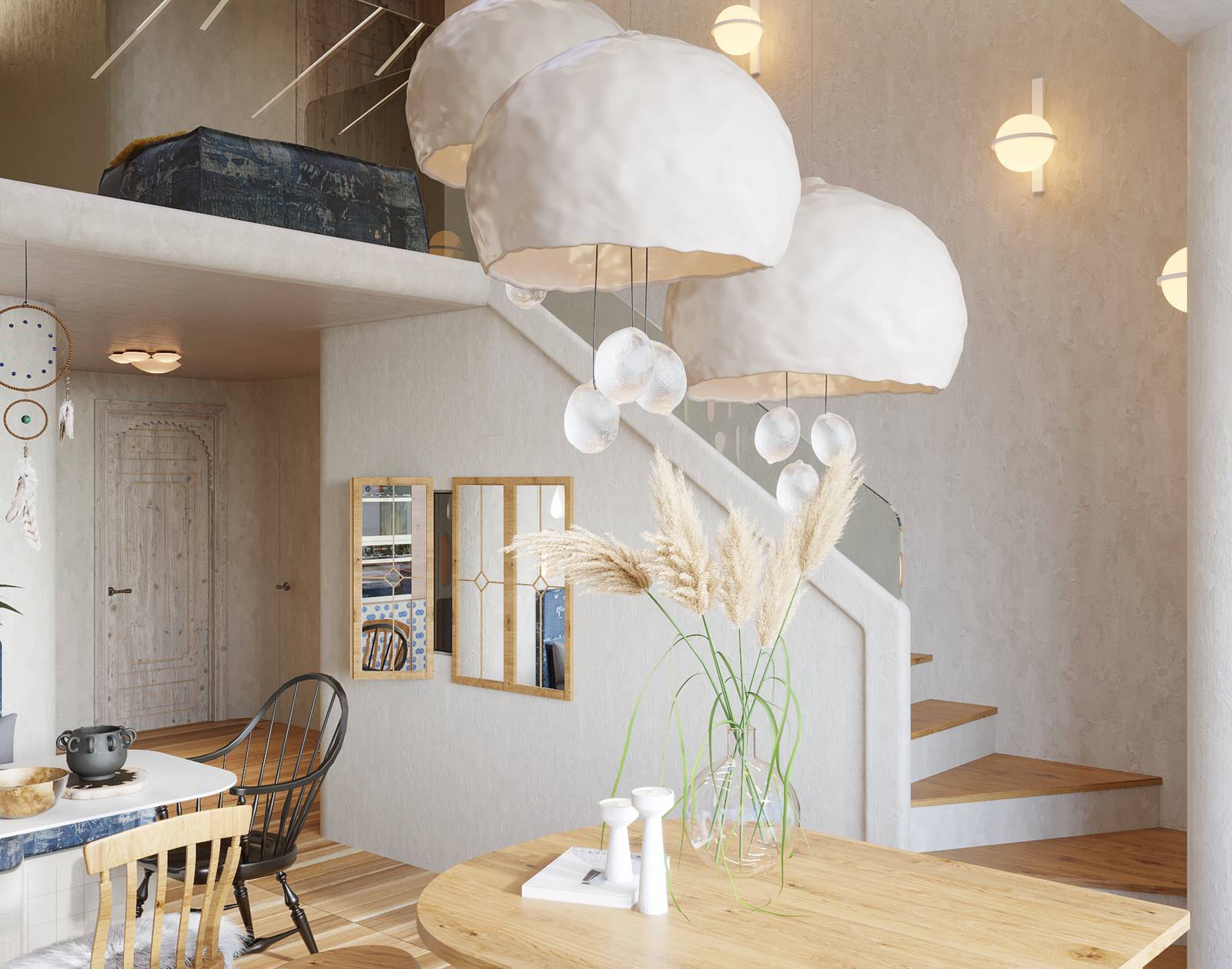 Кухня-столовая. Квартира в ЖК "Ангелово"