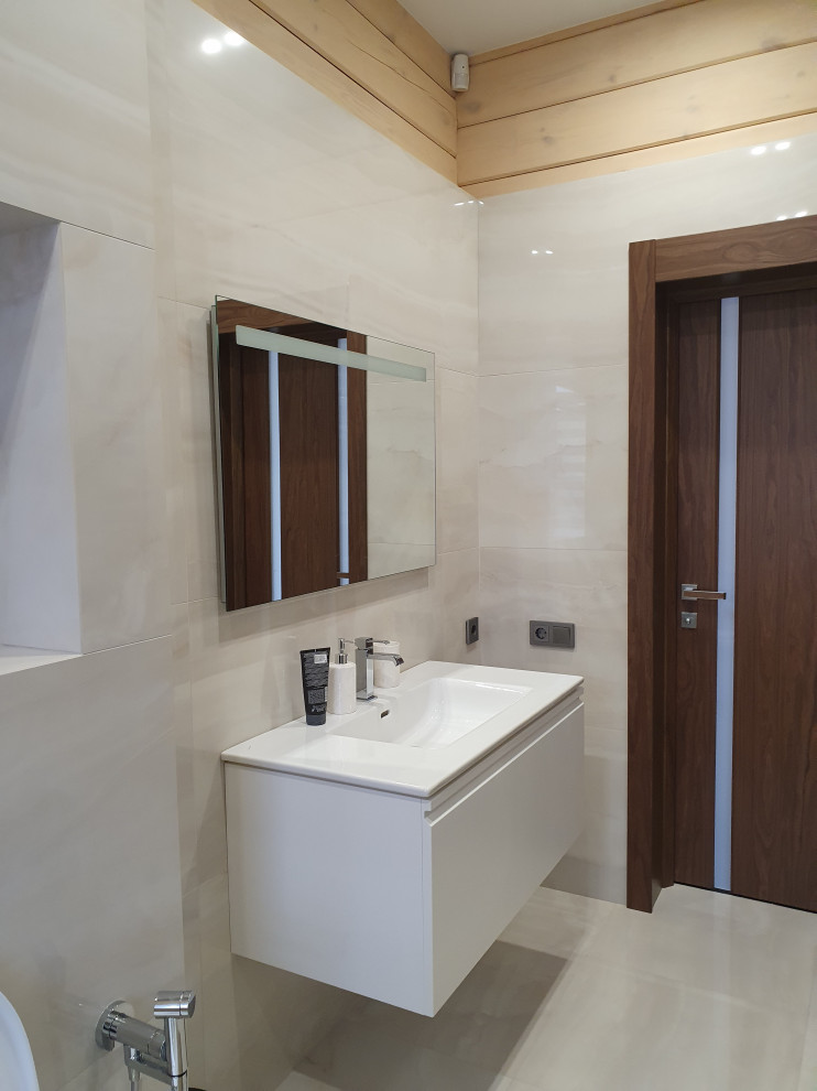 Дом из клееного бруса в пригороде Барнаула