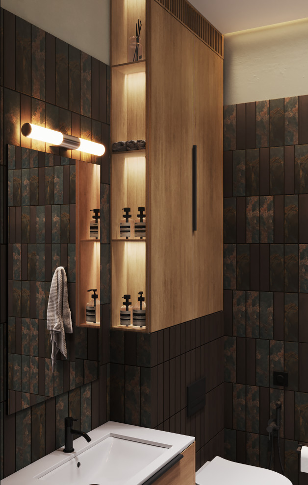 Квартира в темных тонах