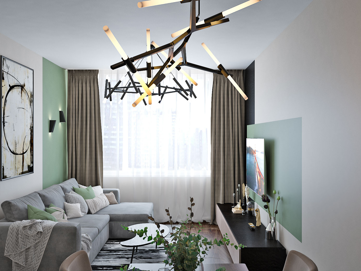 Проект трехкомнатной квартиры в ЖК Тушино 2018