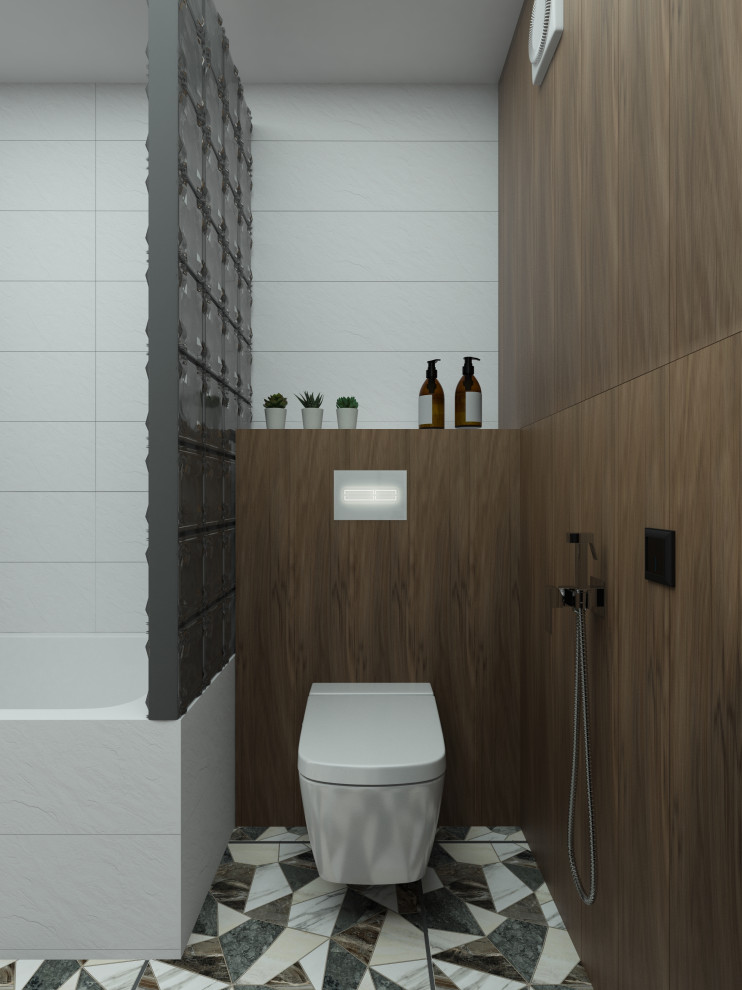 Санузел из проекта 3-х комн квартиры