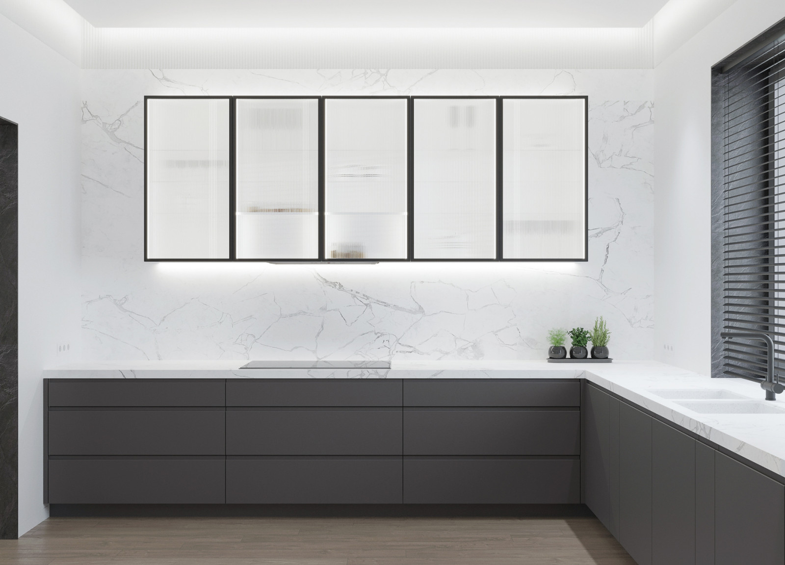 Y-house. Дизайн интерьера двухэтажного дома.