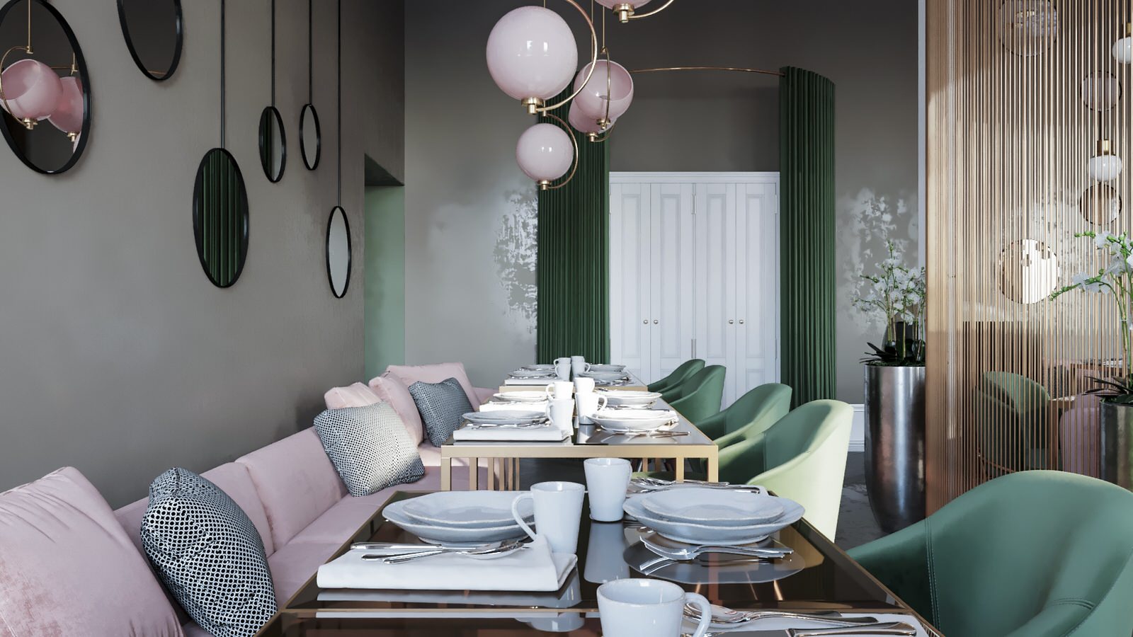 Restaurant_011_визуализация интерьера для ресторана "Джульетта" в г. Спб