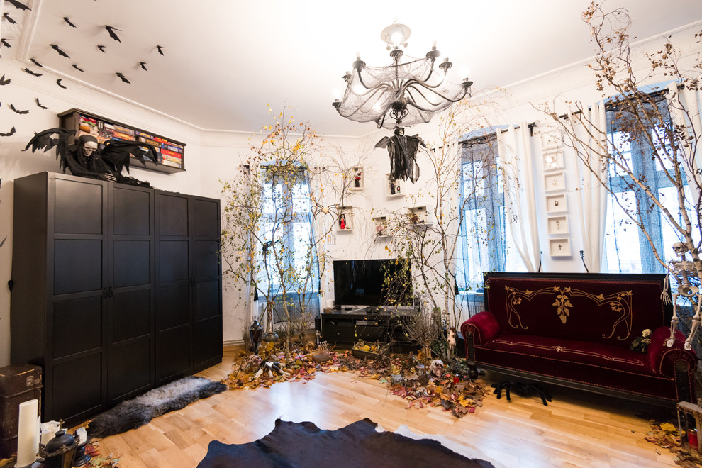 Houzz Германия: Шоу ужасов в одной готической квартире перед Хеллоуином