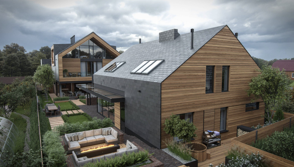 Жилая резиденция в деревне Подушкино