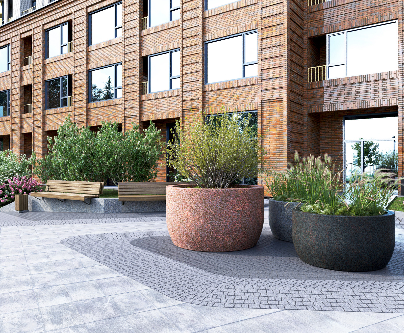 Благоустройство ЖК "НОРМАНДИЯ НЕМАН", СК "СТРИЖИ", Новосибирск