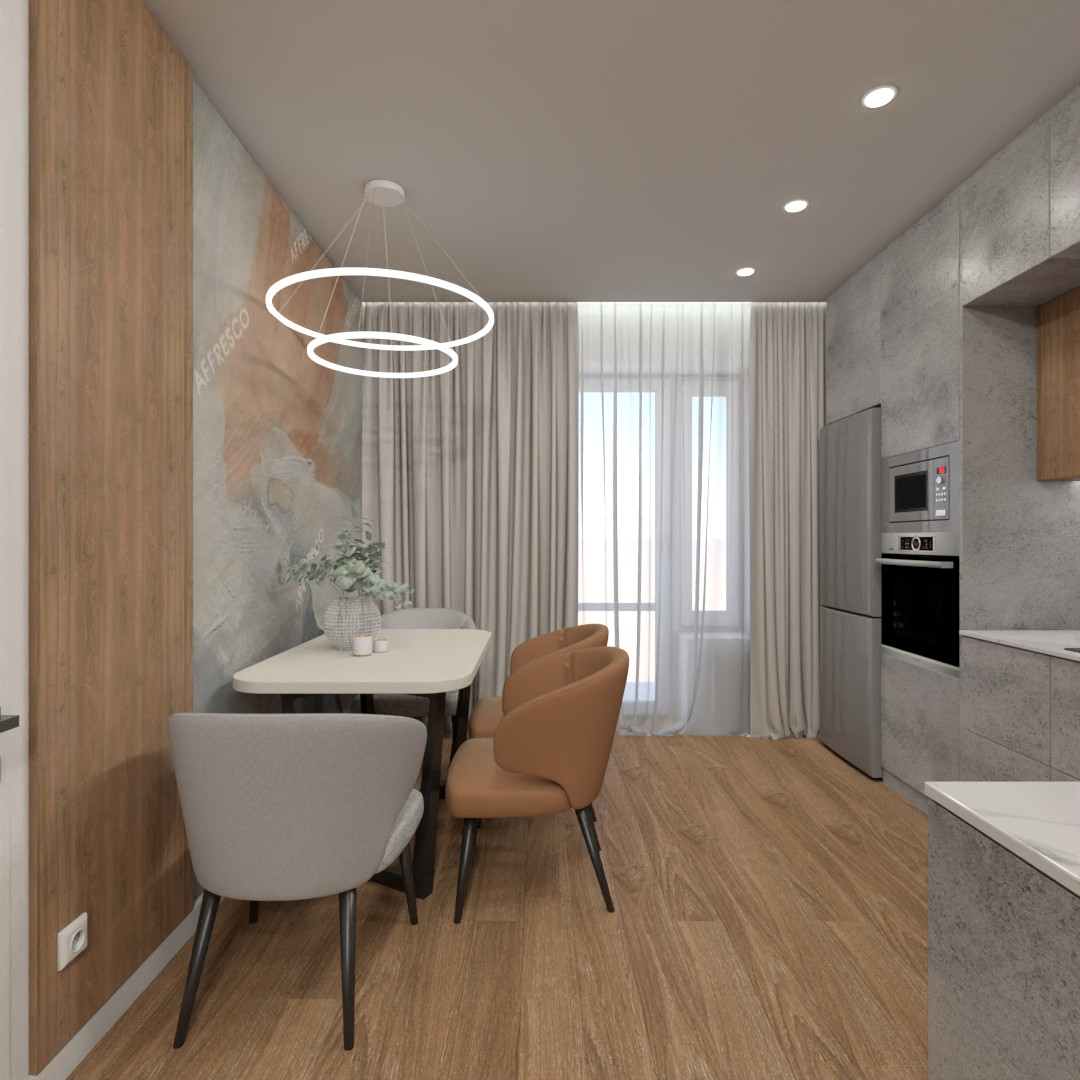 Дизайн интерьера 2-х комнатной квартиры