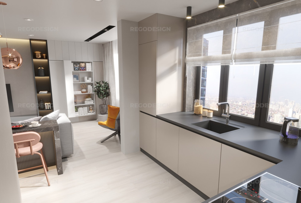 № 53 ДИЗАЙН КВАРТИРЫ 54 КВ.М. УЛ. СУХОПУТНАЯ