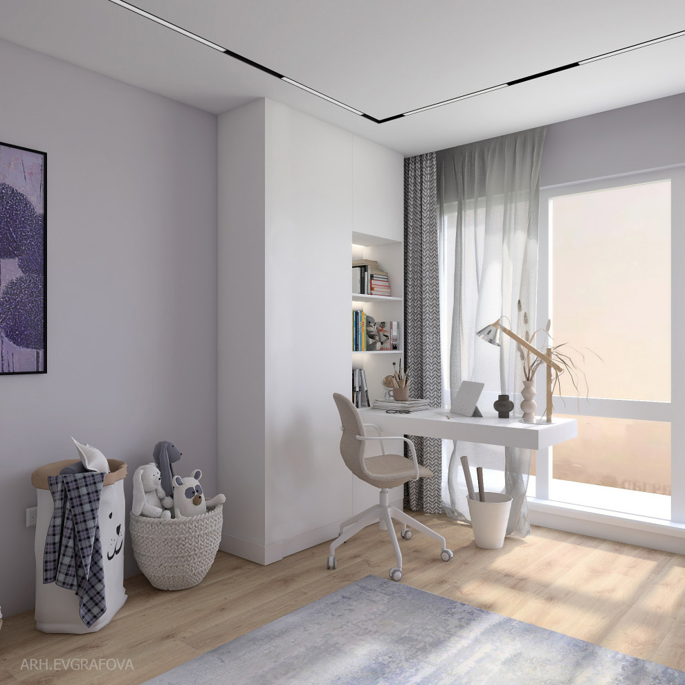 Дизайн спальни 17 кв.м