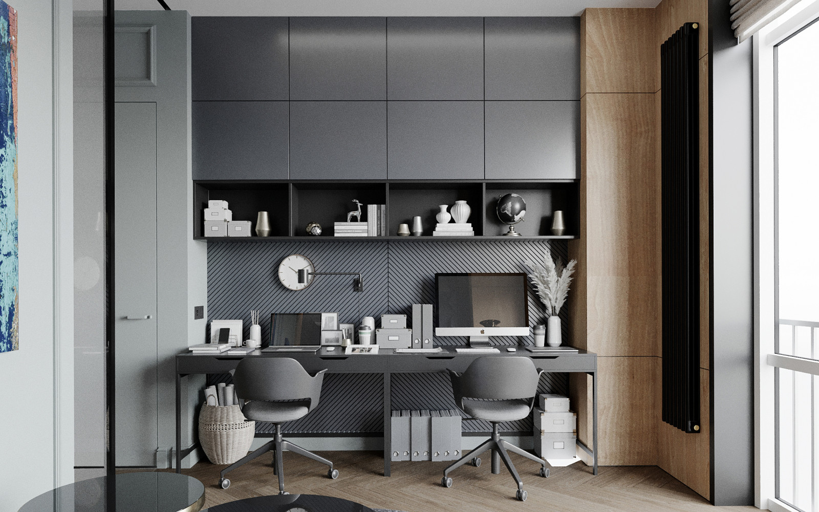 Интерьер 4-х комнатной квартиры в современном стиле. г. Москва