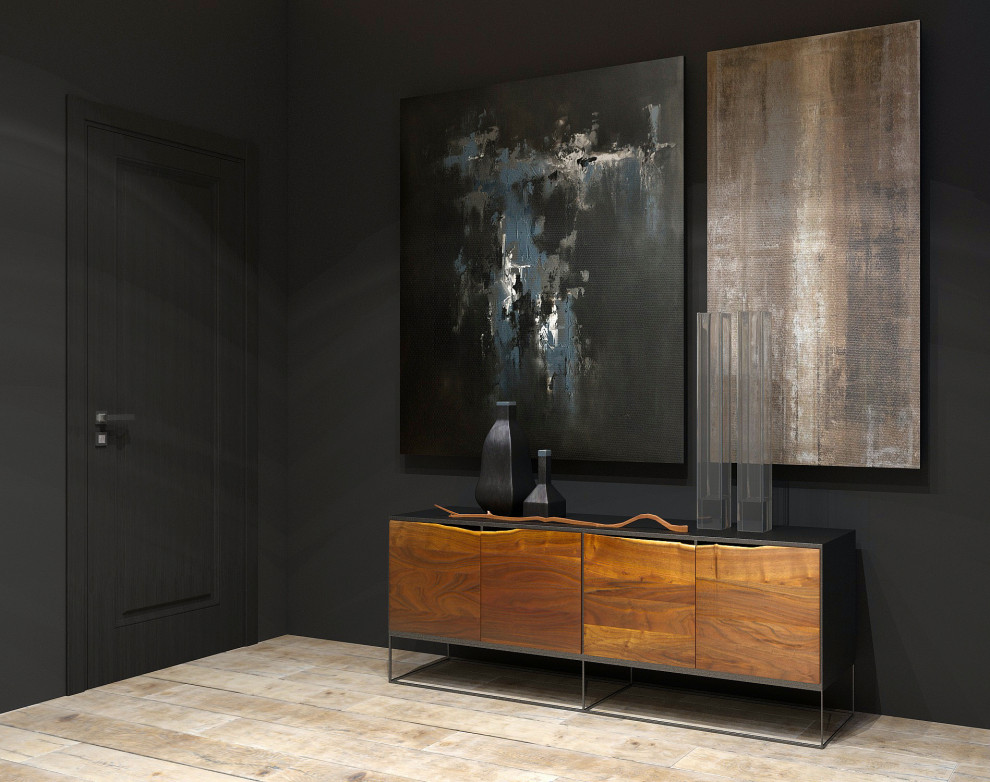 Дизайн холла дом Гатчина