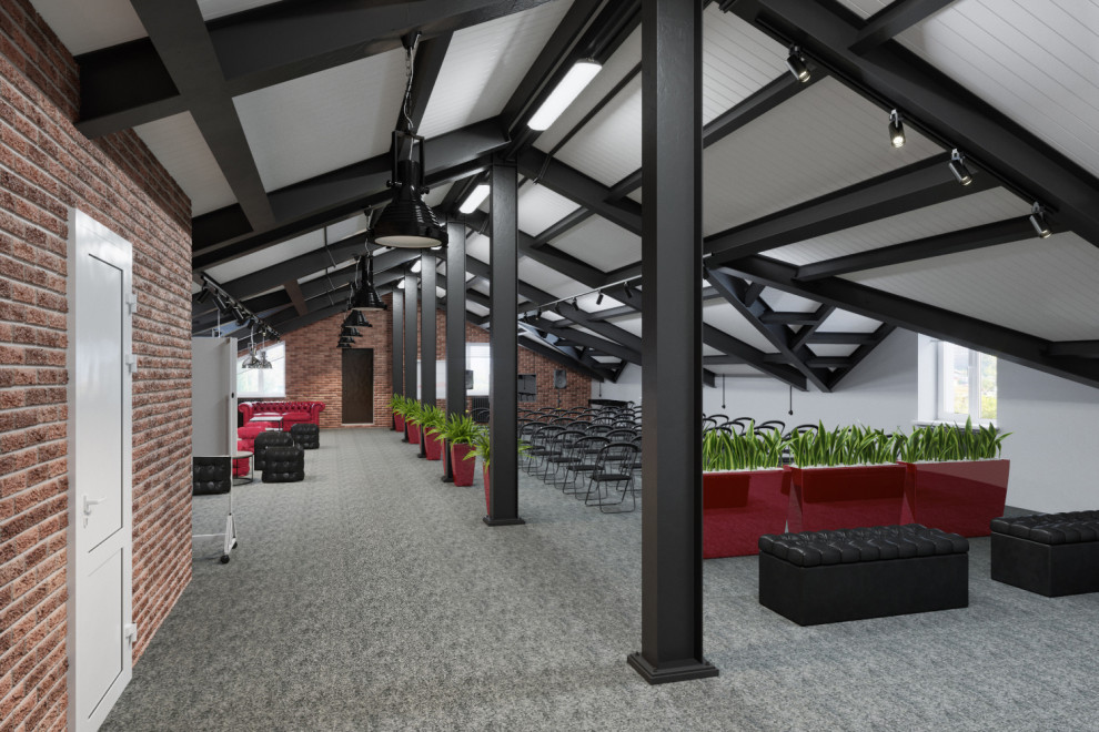 Обложка проекта: Офис на мансардном этаже