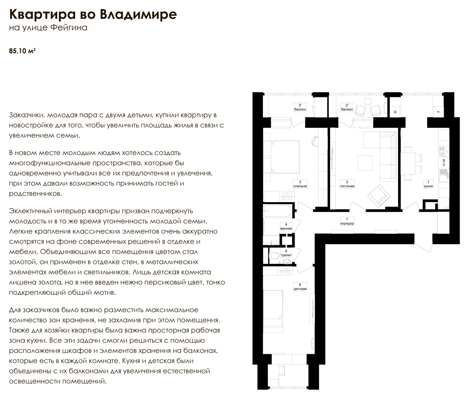 Обложка проекта: Квартира Фейгина