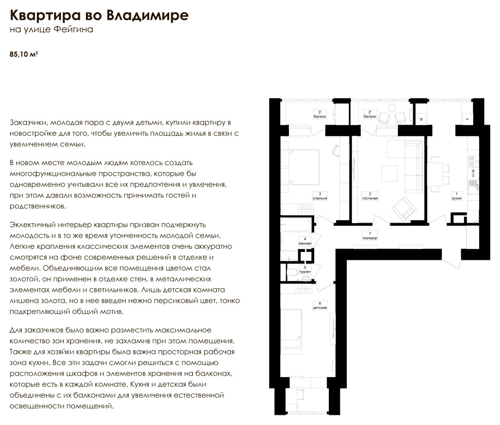 Обложка проекта: Квартира Фейгина