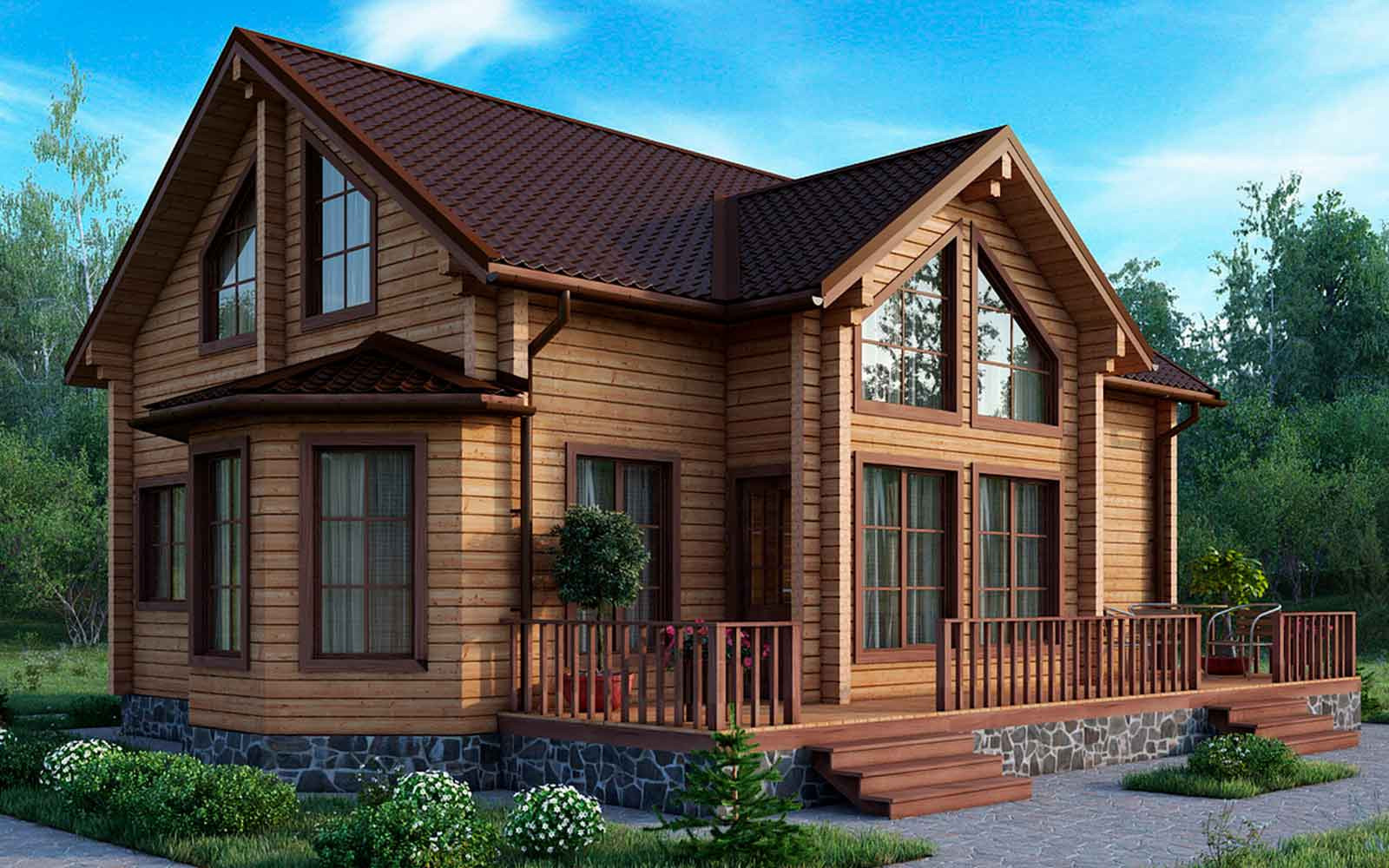 Деревянный дом, 143 кв.м.