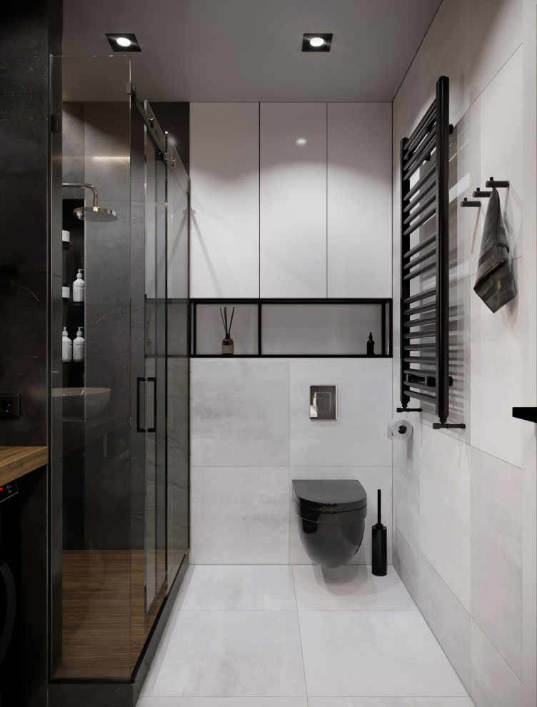 Квартира в спокойной цветовой гамме с нотками брутальности