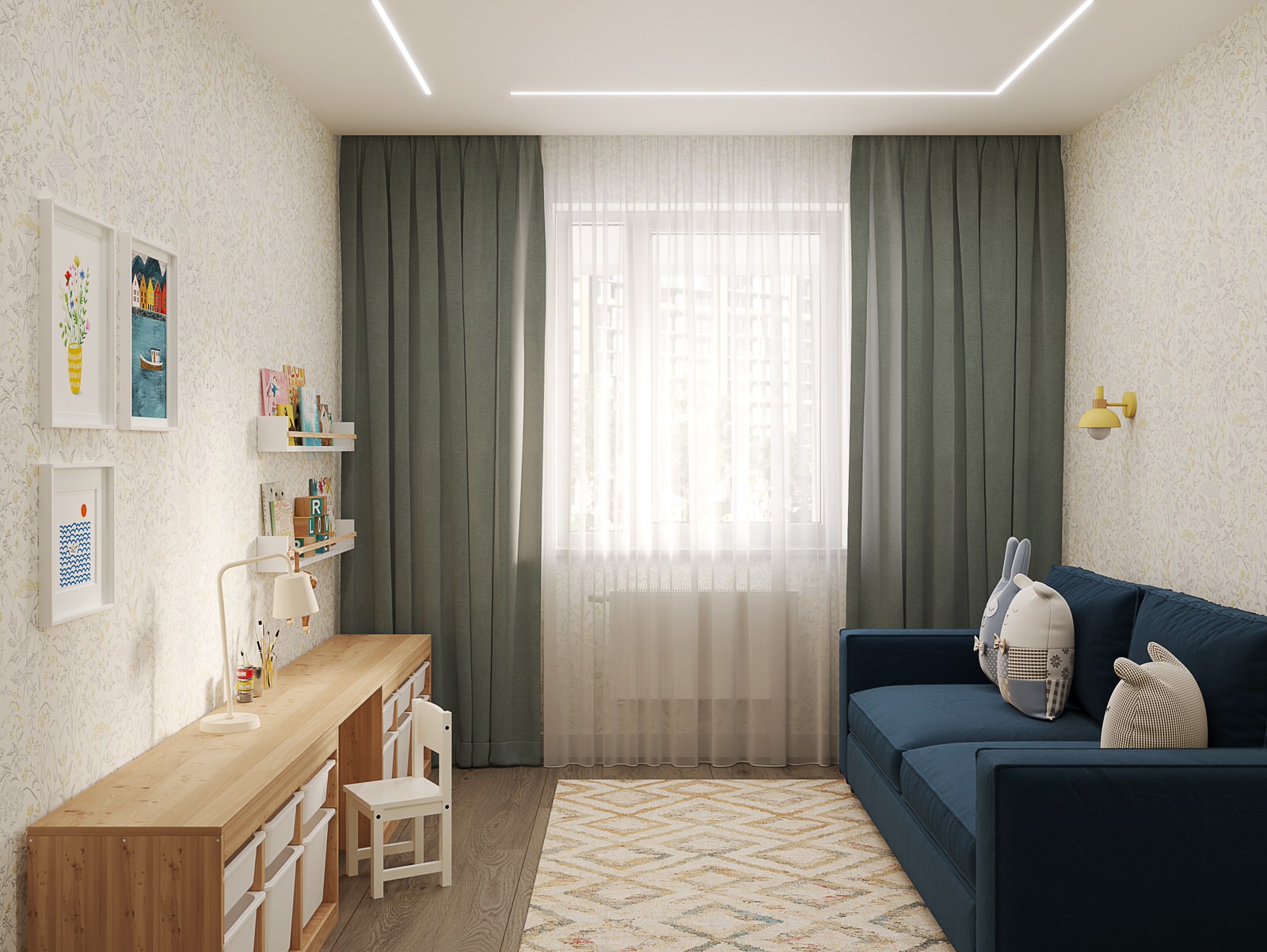 Обложка проекта: Детская комната для девочки