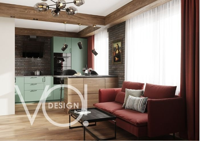 Обложка проекта: Однокомнатная квартира 32 м