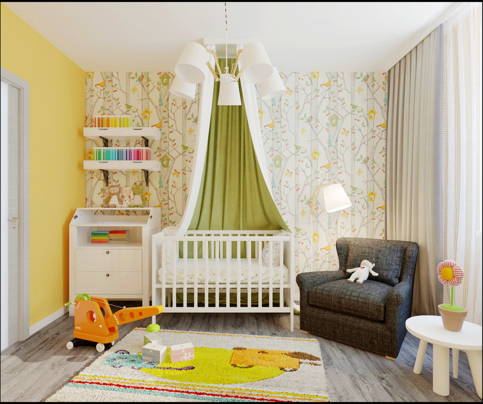 Дизайн детской 2-комнатной квартиры м.1905 г