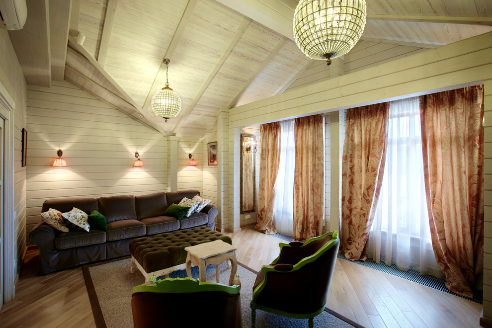 Дом из клееного бруса в стиле Прованс