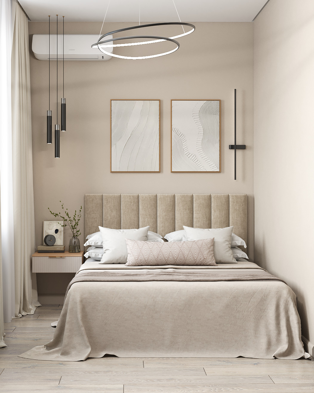 Проект современной квартиры 39 м² в Москве для двоих