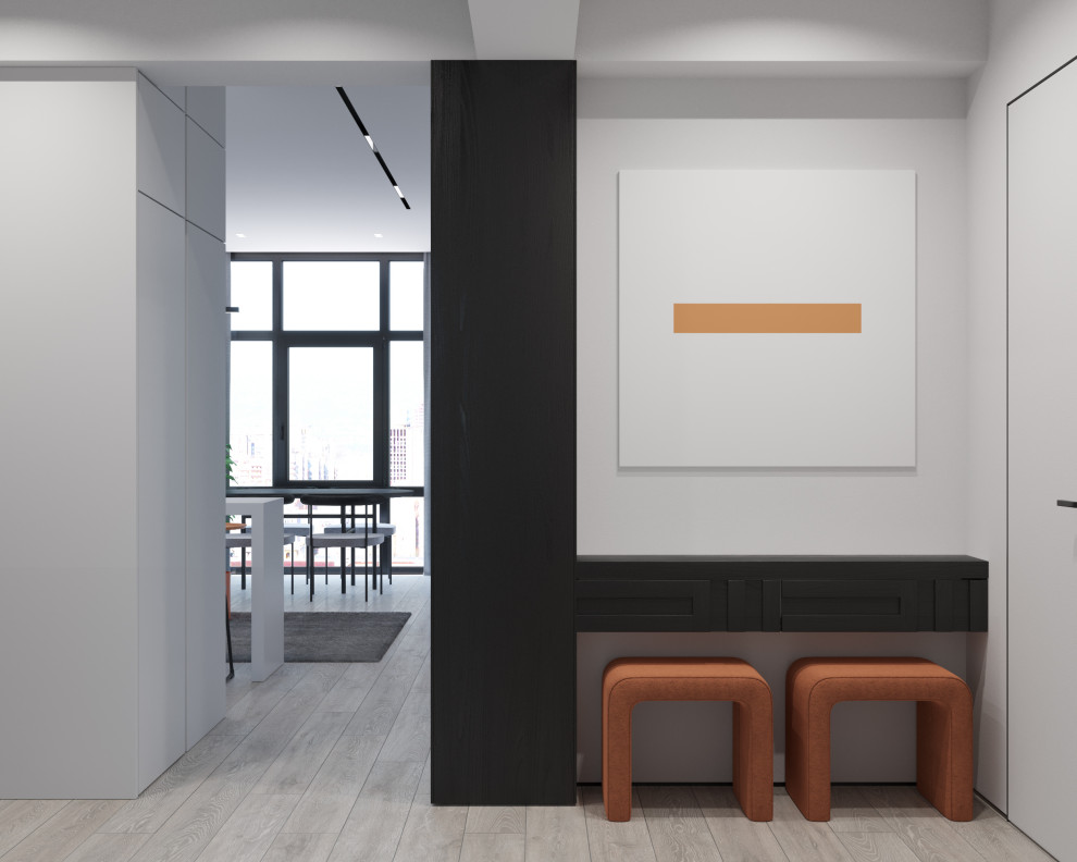 Квартира 77 м2 в современном стиле для творческих личностей