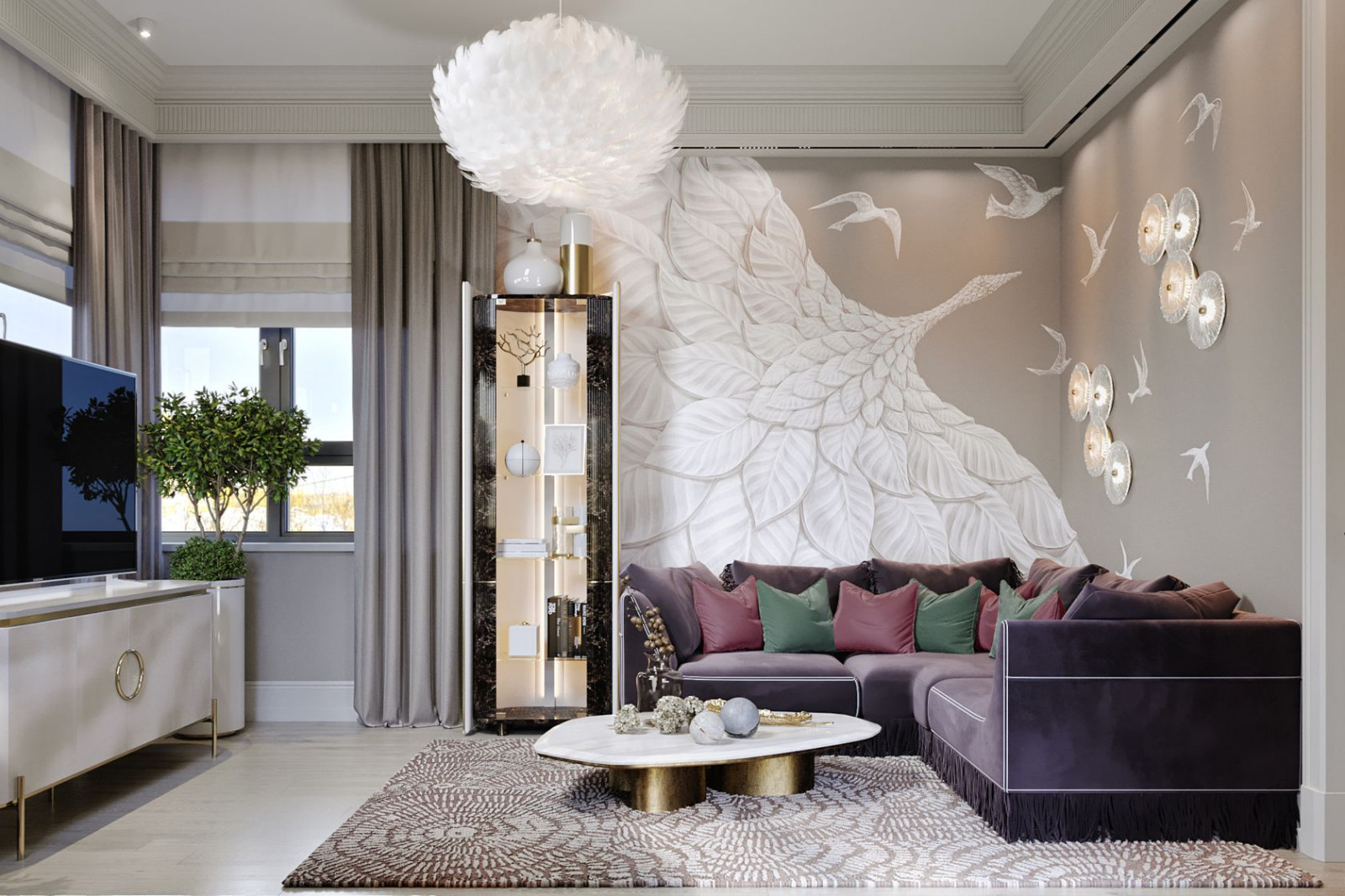 ЖК Счастье на Соколе, гостиная