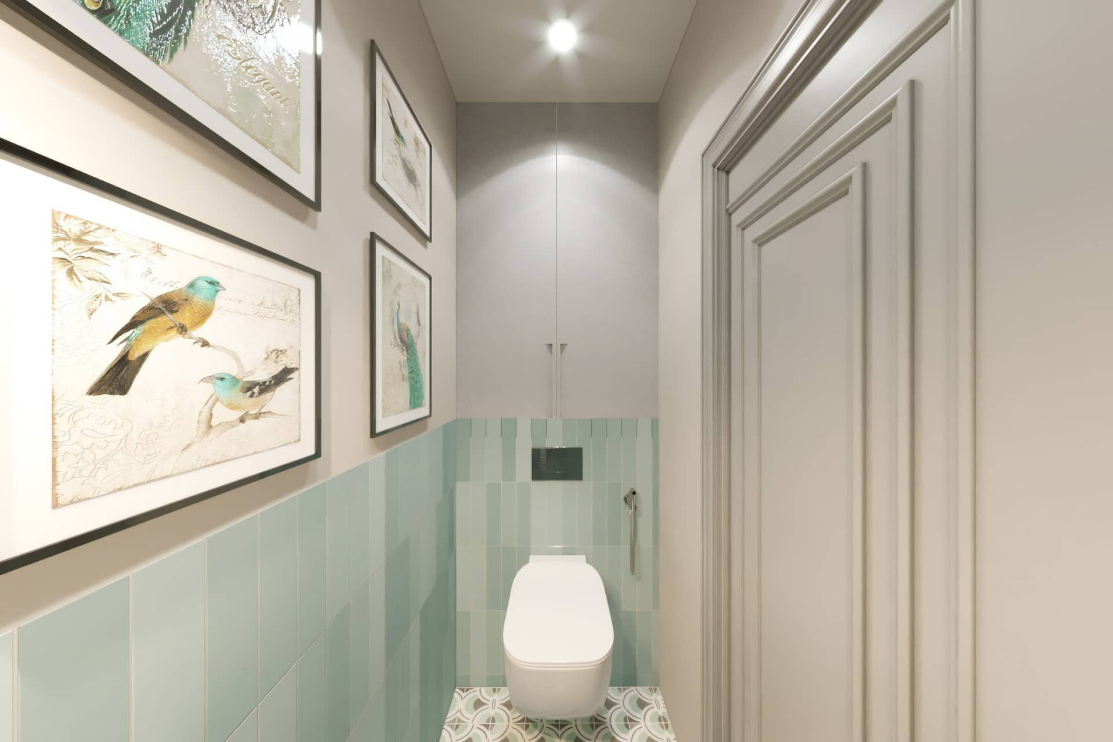 Дизайн и ремонт квартиры в ЖК «Грин Парк» — Бирюзовое настроение