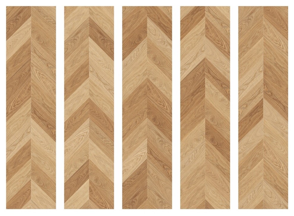 Обложка проекта: Пробковый пол с фотопечатью коллекции Chevron в виде паркета елки
