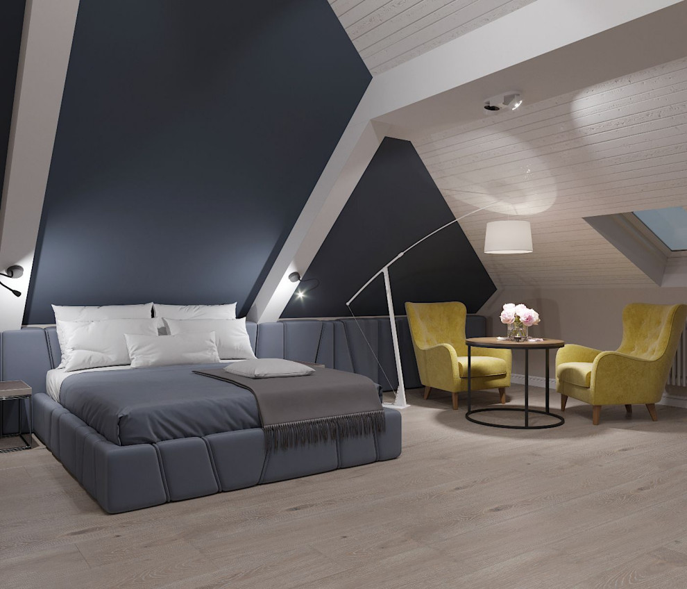 Обложка проекта: Спальня на мансарде