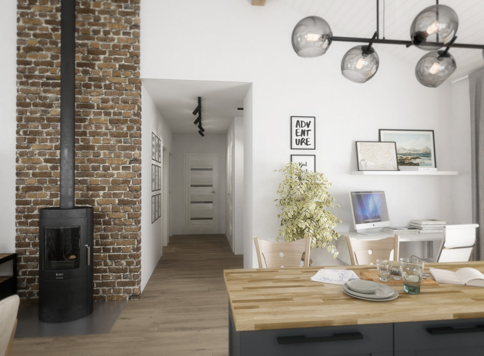 Скандинавский стиль в "каркаснике".