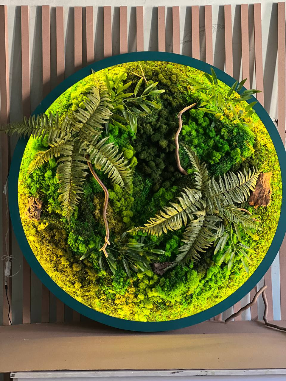 Обложка проекта: Панно из стабилизированного мха