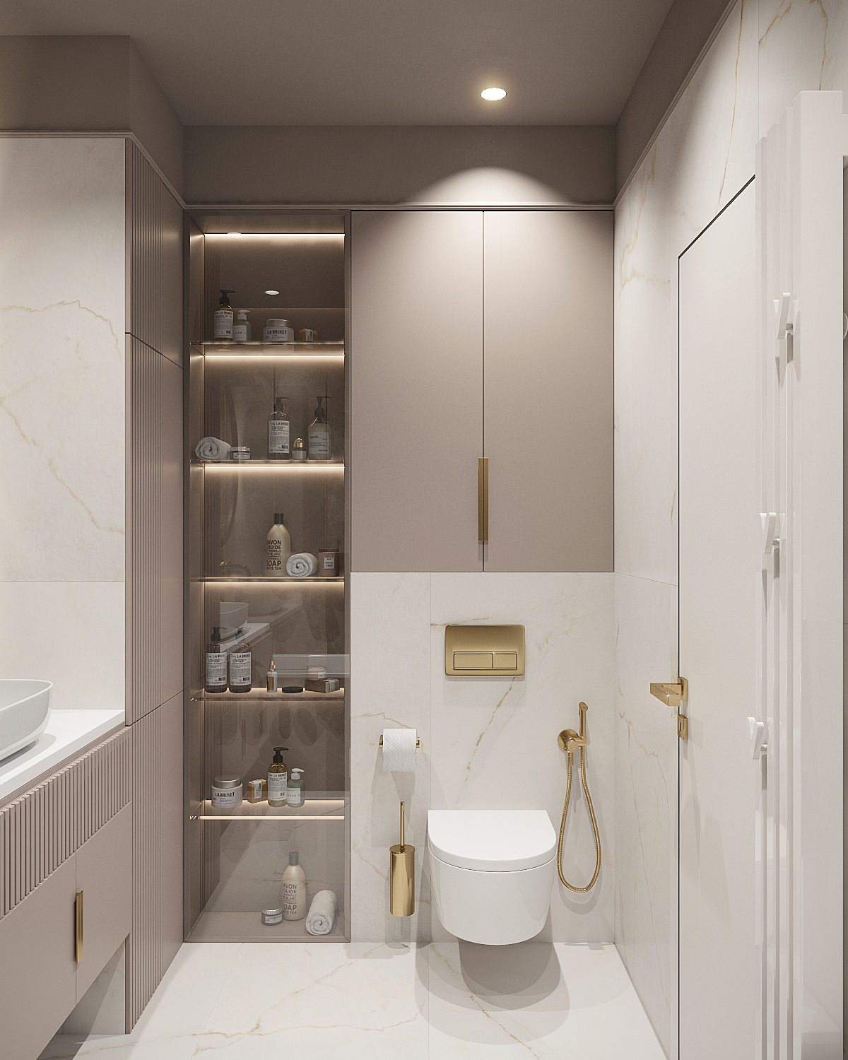 Элегантная современная трехкомнатная квартира