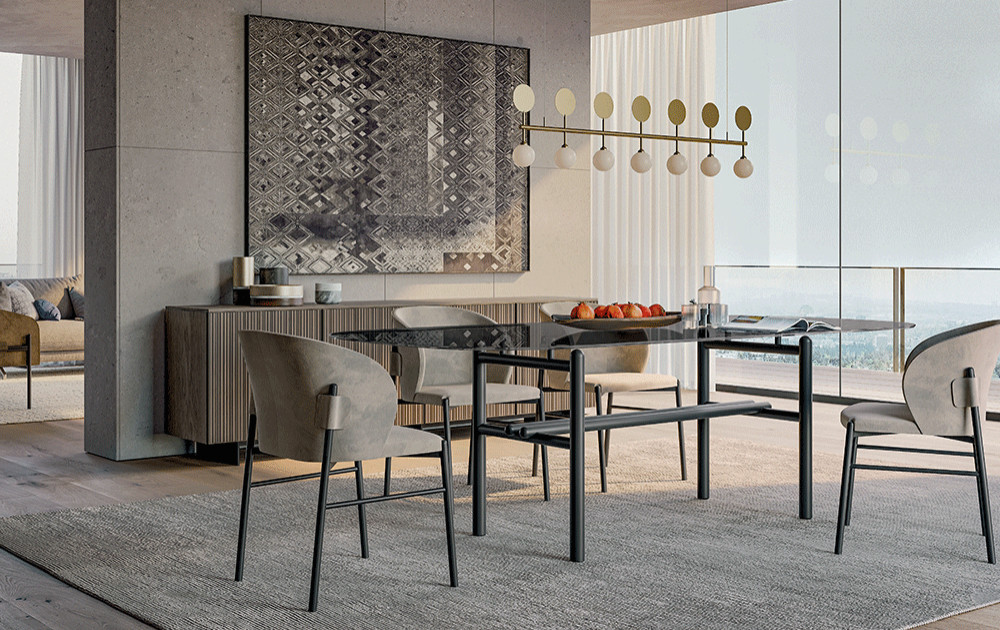 Проекты столовых групп Living Collection by Dallagnese Italy