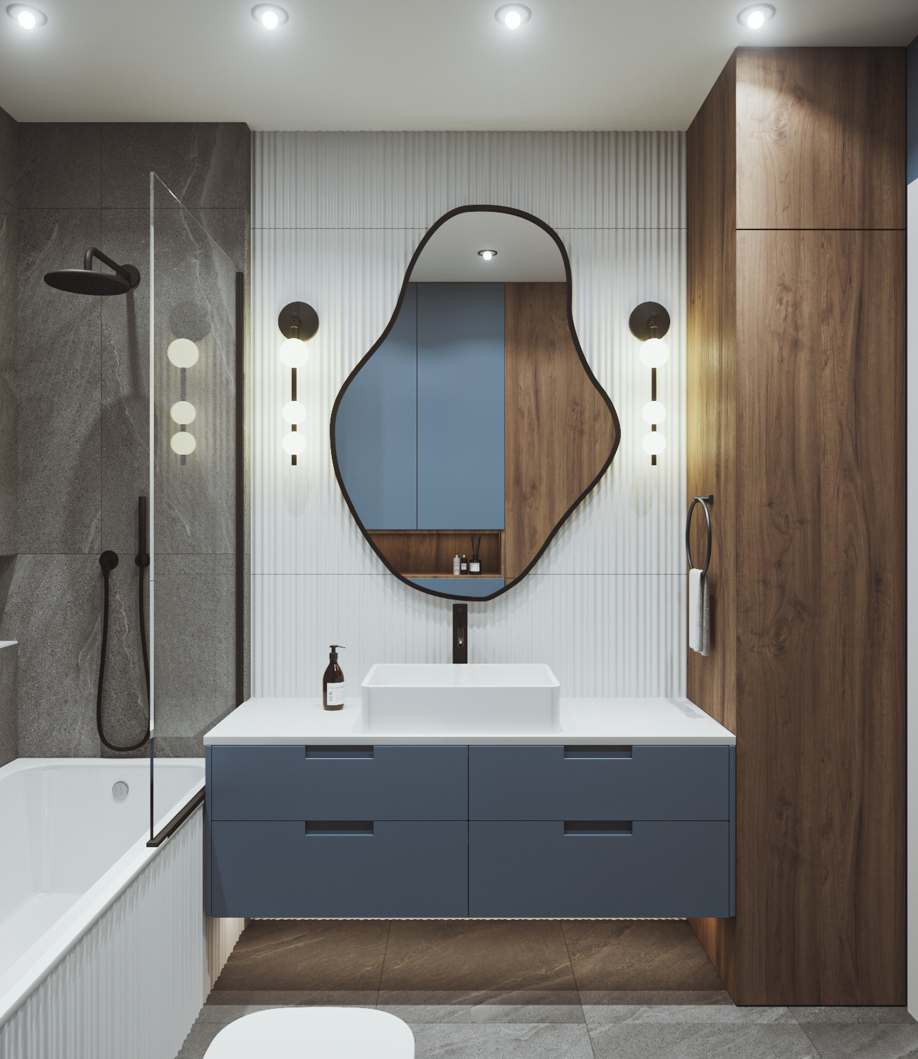 Квартира в природных тонах