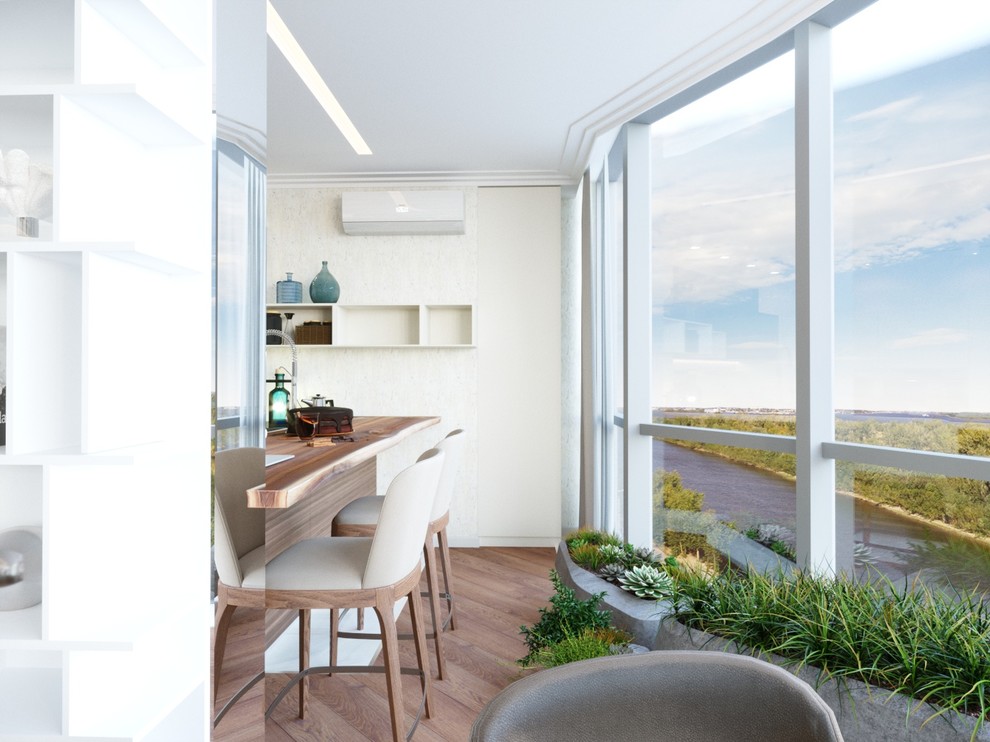 Дизайн квартиры "Симбиоз с природой"