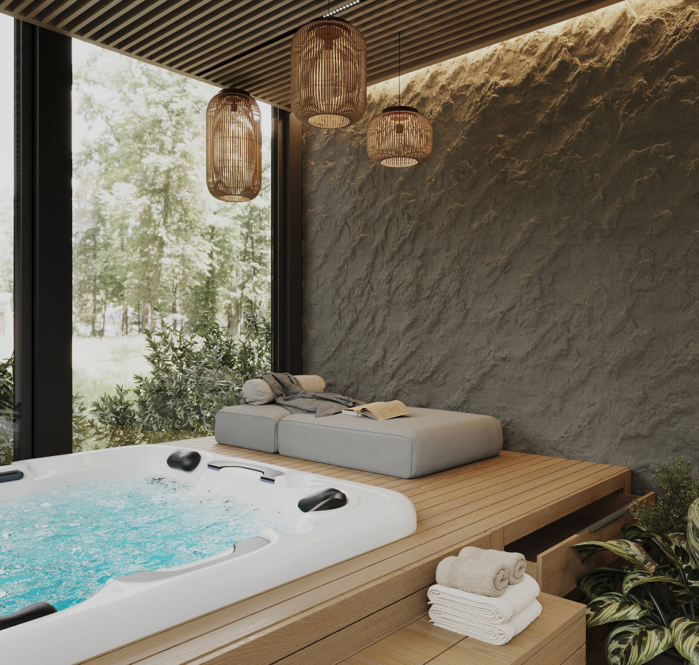 Дизайн интерьера дома в кп Урман— 174 м²