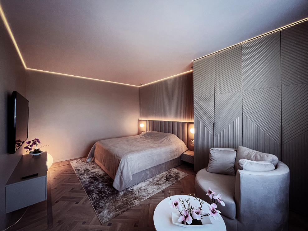 Дизайн проект спальни. Курск.