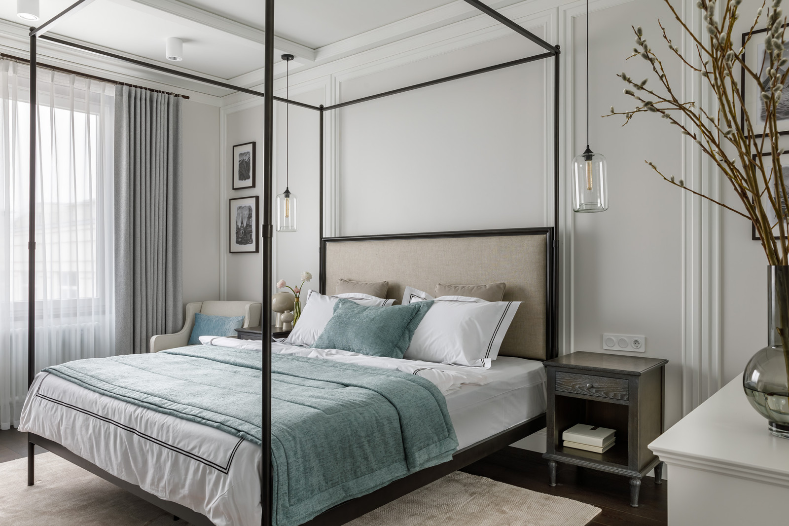 Реализованный проект квартиры 240м², ЖК Смольный проспект