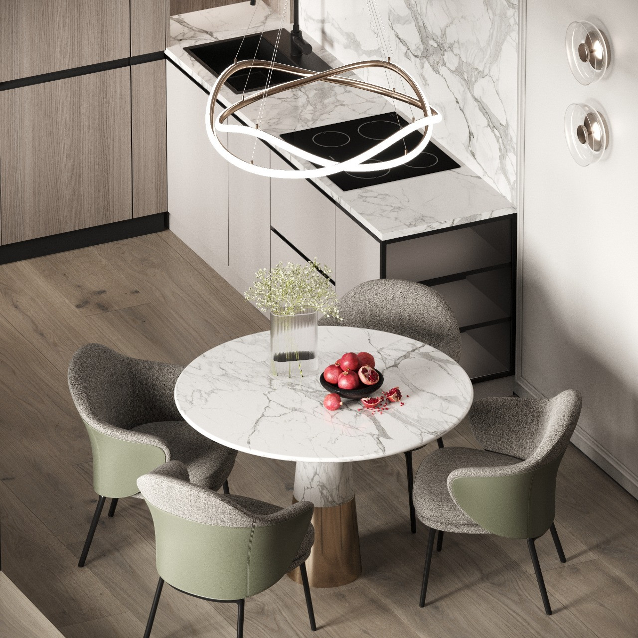 Дизайн квартиры в ЖК "Притяжение"