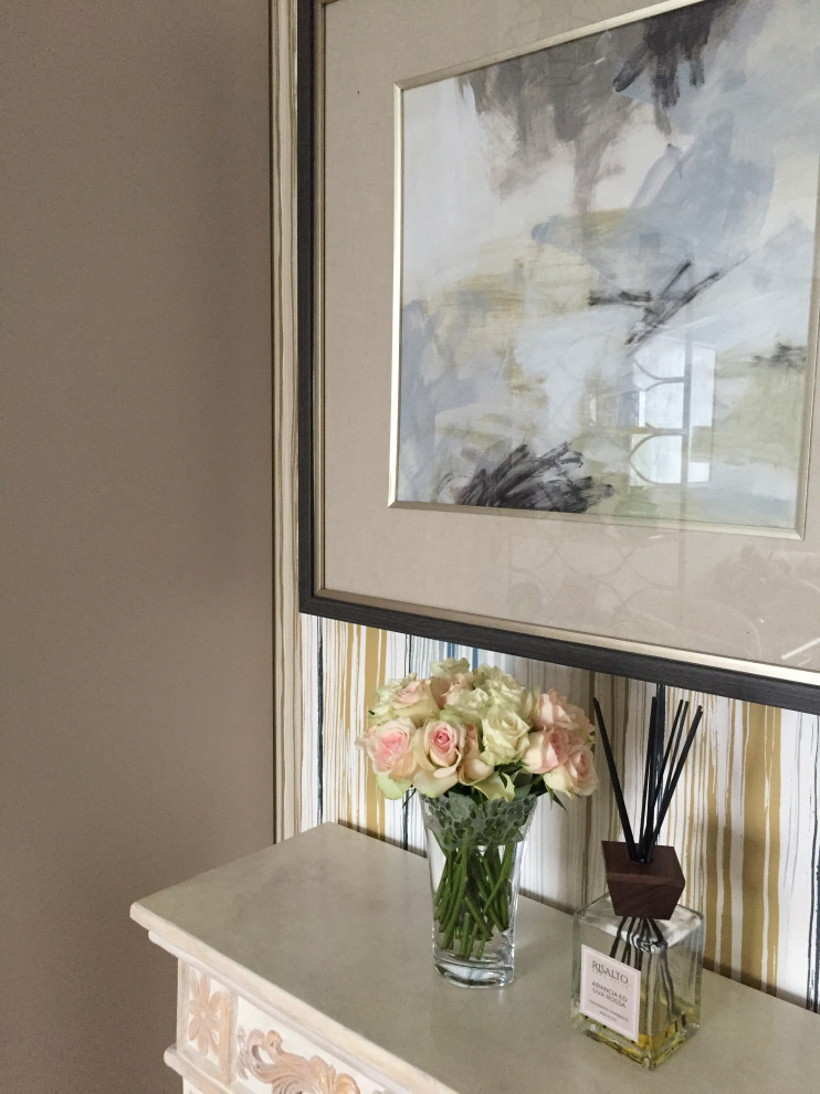 Интерьер в пудровых тонах