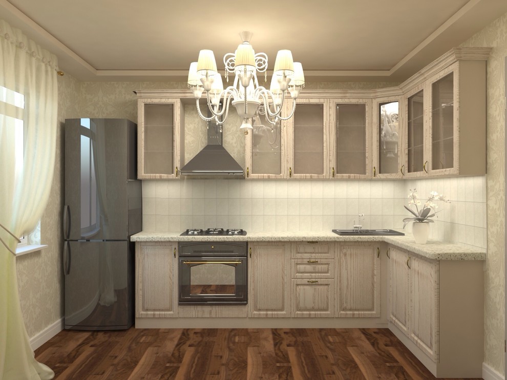 Обложка проекта: Кухня в нежных,классических тонах