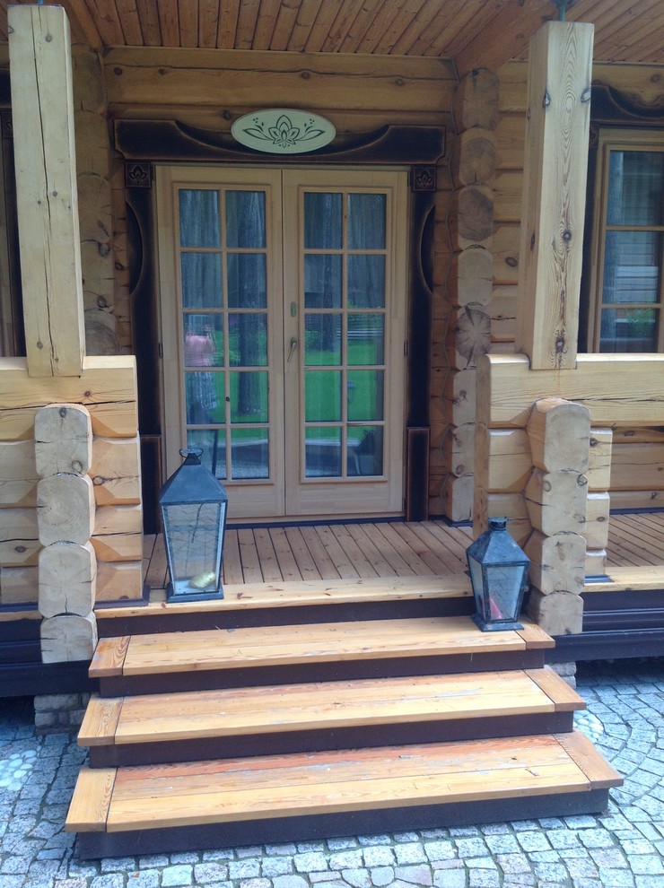 Частный жилой дом и баня на территории КП "Финский Залив" (Верхняя Сысерть)