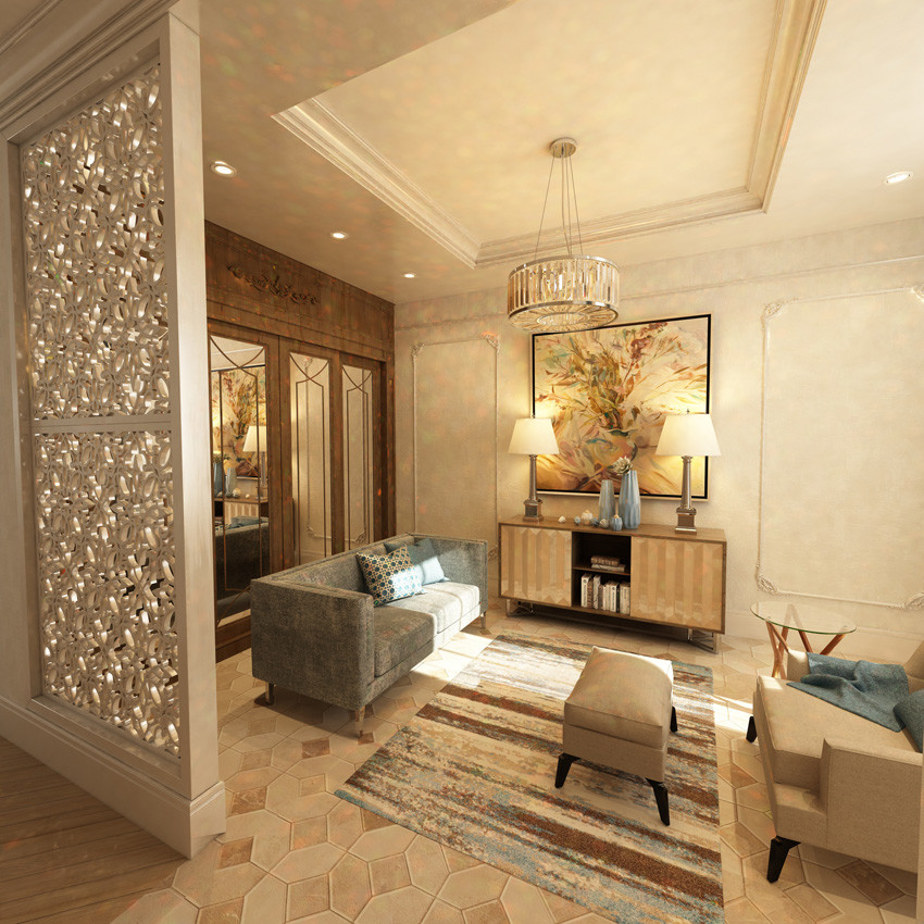 Интерьеры дома в стиле "Американская классика"