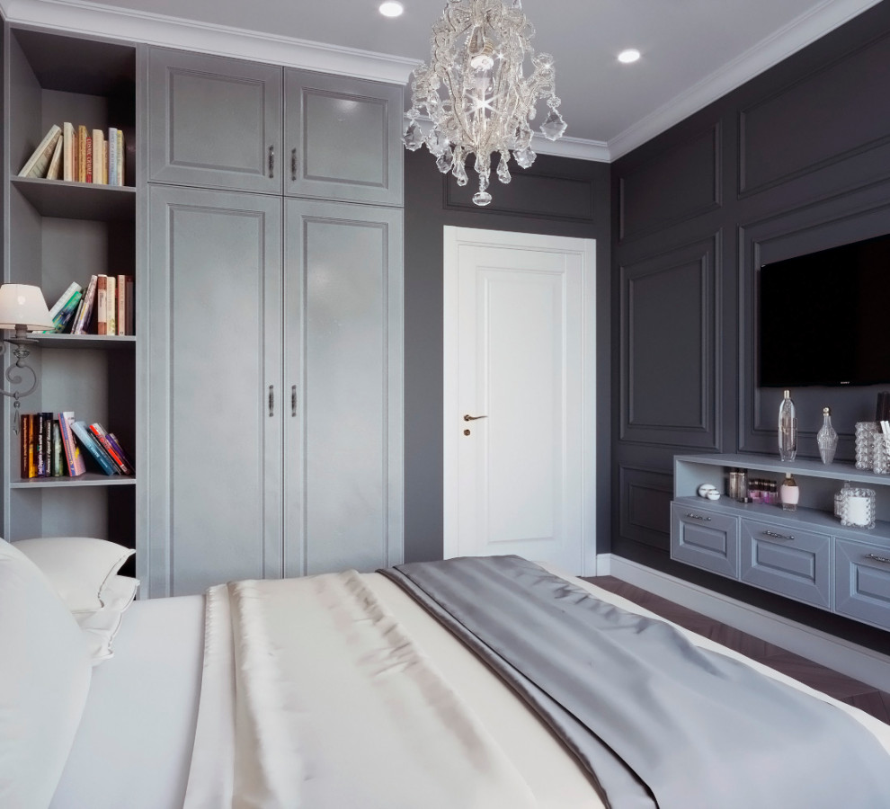 Дизайн проект 2х-комнатной квартиры в неоклассике