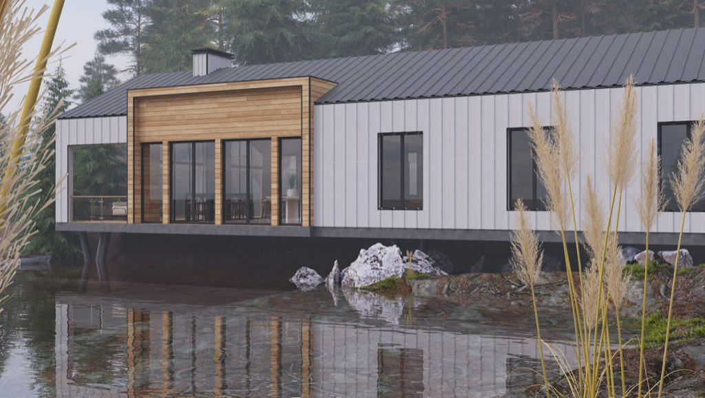 Проект дома в стиле Барн Хаус