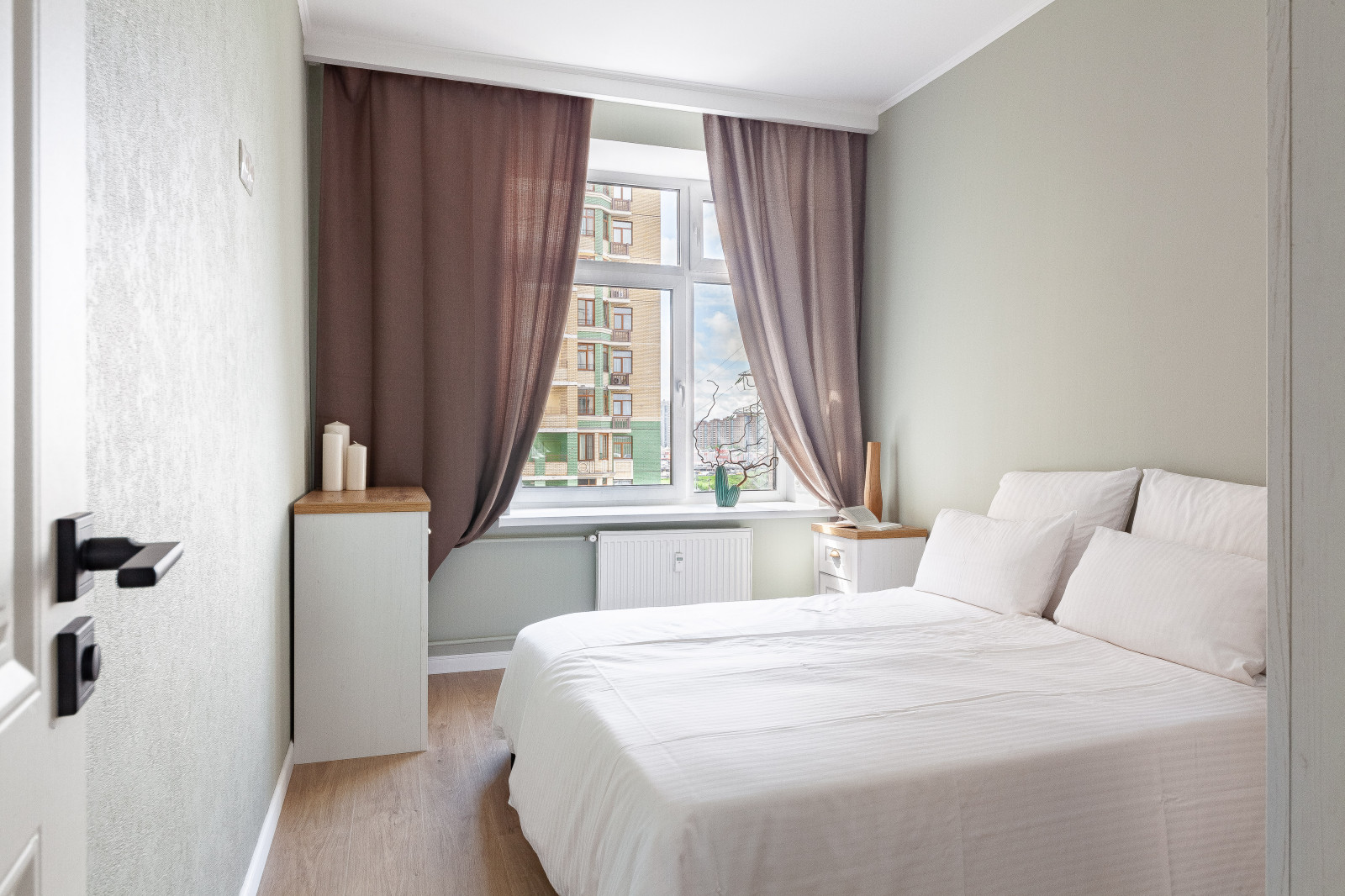 Light green 2 bedroom apartment at Moscow region