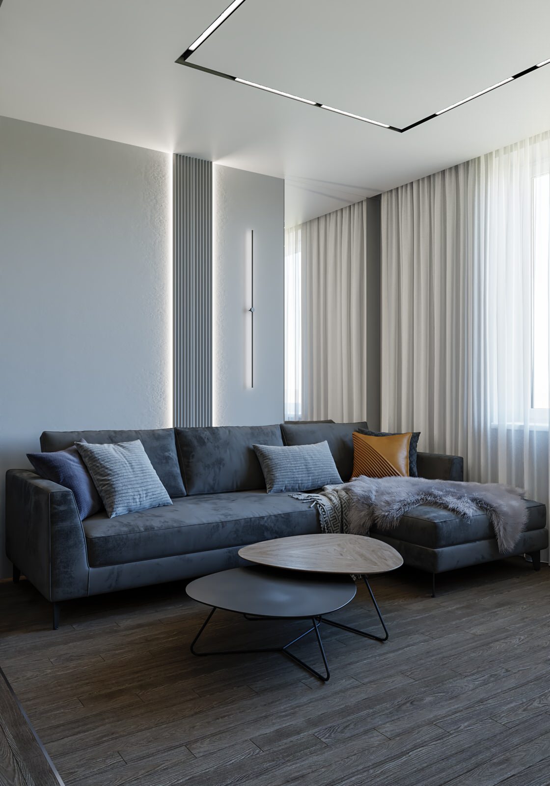 Проект для студии NEFORMAT в ЖК SOHO г.Екатеринбург