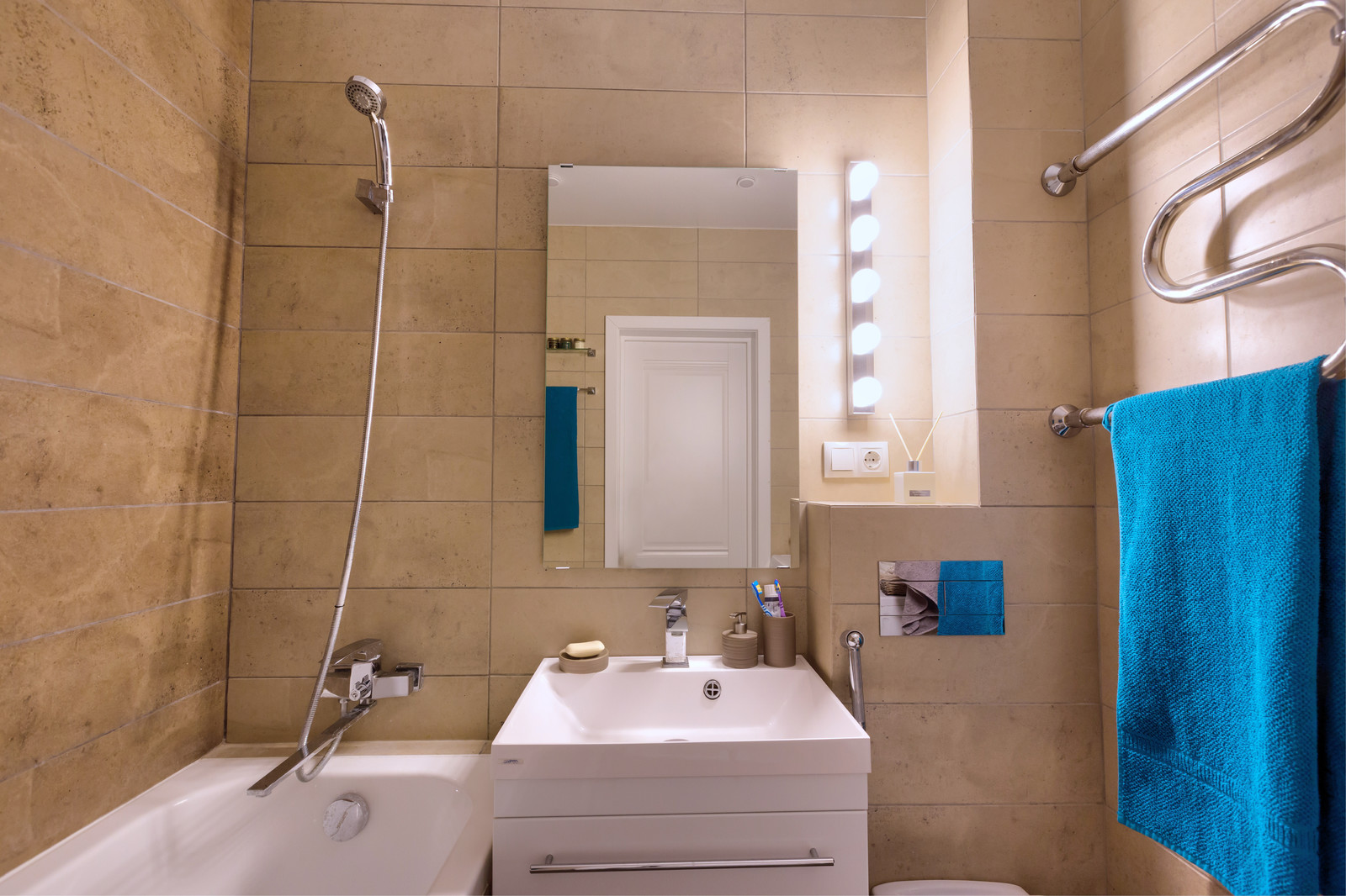 Однокомнатная квартира-студия для семьи с ребенком