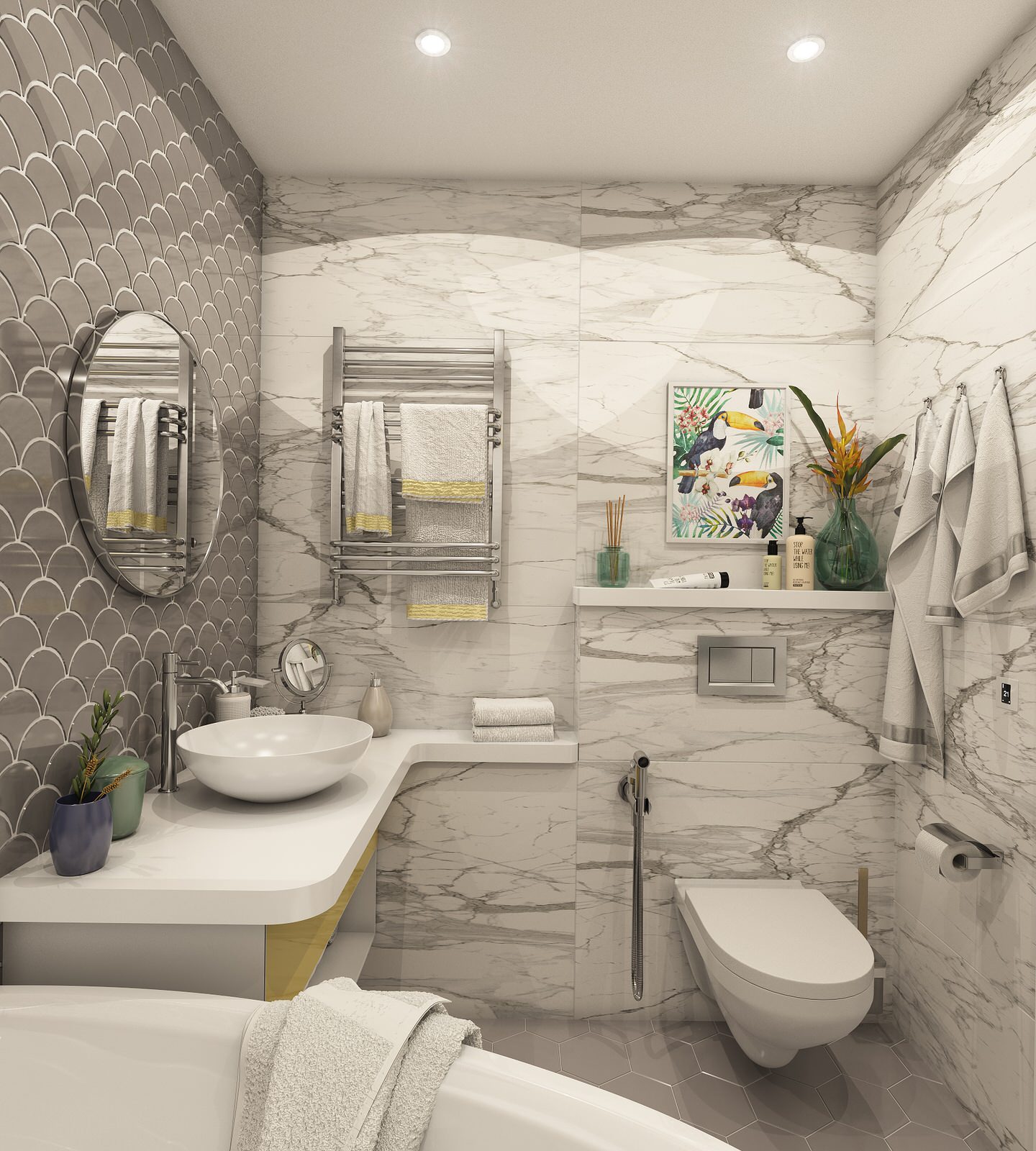 Квартира в современном классическом стиле